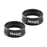 Maxbell 2x Folding Bike Handlebar Fixing Rings Aluminum Frame Stem Mount Replacement Black 25.4mm