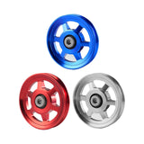 Maxbell Aluminium Alloy Bearing Pulley Wheel Universal Gym Cable Wheel Replacement Blue