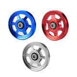 Maxbell Aluminium Alloy Bearing Pulley Wheel Universal Gym Cable Wheel Replacement Blue