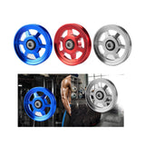 Maxbell Aluminium Alloy Bearing Pulley Wheel Universal Gym Cable Wheel Replacement Blue