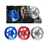 Maxbell Aluminium Alloy Bearing Pulley Wheel Universal Gym Cable Wheel Replacement Blue