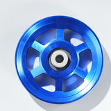 Maxbell Aluminium Alloy Bearing Pulley Wheel Universal Gym Cable Wheel Replacement Blue