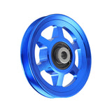 Maxbell Aluminium Alloy Bearing Pulley Wheel Universal Gym Cable Wheel Replacement Blue