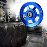 Maxbell Aluminium Alloy Bearing Pulley Wheel Universal Gym Cable Wheel Replacement Blue