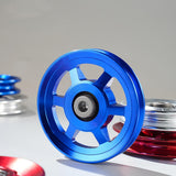 Maxbell Aluminium Alloy Bearing Pulley Wheel Universal Gym Cable Wheel Replacement Blue