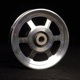 Maxbell Aluminium Alloy Bearing Pulley Wheel Universal Gym Cable Wheel Replacement Argent