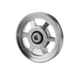 Maxbell Aluminium Alloy Bearing Pulley Wheel Universal Gym Cable Wheel Replacement Argent