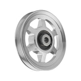 Maxbell Aluminium Alloy Bearing Pulley Wheel Universal Gym Cable Wheel Replacement Argent
