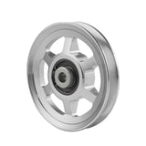 Maxbell Aluminium Alloy Bearing Pulley Wheel Universal Gym Cable Wheel Replacement Argent
