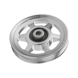 Maxbell Aluminium Alloy Bearing Pulley Wheel Universal Gym Cable Wheel Replacement Argent