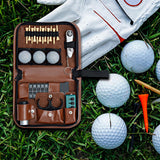 Maxbell 20x Golf Accessories Gift Set Portable Unisex Waist Bag Wood Tees for Golfer