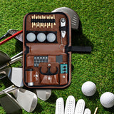 Maxbell 20x Golf Accessories Gift Set Portable Unisex Waist Bag Wood Tees for Golfer