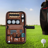 Maxbell 20x Golf Accessories Gift Set Portable Unisex Waist Bag Wood Tees for Golfer