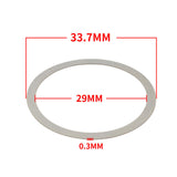 Maxbell Bike Fork Washer Headset High Strength Sturdy Adjusting Spacer for Road Bike 0.3MM