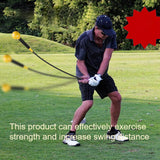 Maxbell Golf Swing Trainer Training Aid Exercise Portable Nonslip Grip Warm up Stick Blue