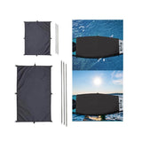Maxbell Kayak Cockpit Drape Cover Dustcover for Indoor and Outdoor Storage Transport 44inchx28inch