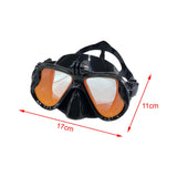 Maxbell Adult Scuba Diving Mask with Camera Mount Glasses for Underwater Free Diving A
