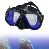 Maxbell Adult Scuba Diving Mask with Camera Mount Glasses for Underwater Free Diving B