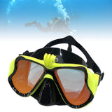 Maxbell Adult Scuba Diving Mask with Camera Mount Glasses for Underwater Free Diving C