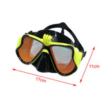 Maxbell Adult Scuba Diving Mask with Camera Mount Glasses for Underwater Free Diving C