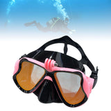 Maxbell Adult Scuba Diving Mask with Camera Mount Glasses for Underwater Free Diving H