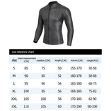 Maxbell Wetsuit Top 3mm with Zipper Diving Suit for Underwater Kayaking Water Sports XXL