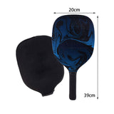Maxbell Pickleball Paddle Pickle Ball Racquet with Zipper Cover Lightweight High End Style A