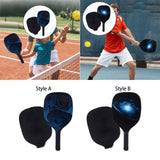Maxbell Pickleball Paddle Pickle Ball Racquet with Zipper Cover Lightweight High End Style A