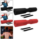 Maxbell Barbell Pad Fitness Standard Bar Cover Neck Shoulder Support Foam Sponge Pad Black