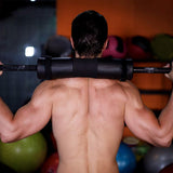 Maxbell Barbell Pad Fitness Standard Bar Cover Neck Shoulder Support Foam Sponge Pad Black