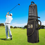 Maxbell Golf Travel Cover Luggage Large Capacity Durable Lightweight Golf Travel Bag Gold