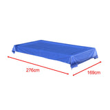 Maxbell Pool Snooker Billiard Table Cover 8ft Table Protective Cover Table Protector Blue