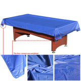 Maxbell Pool Snooker Billiard Table Cover 8ft Table Protective Cover Table Protector Blue