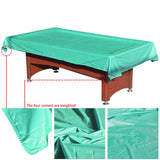 Maxbell Pool Snooker Billiard Table Cover 8ft Table Protective Cover Table Protector Green