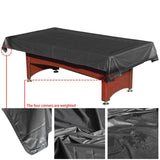 Maxbell Pool Snooker Billiard Table Cover 8ft Table Protective Cover Table Protector Black