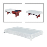 Maxbell Pool Snooker Billiard Table Cover 8ft Table Protective Cover Table Protector White