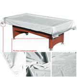 Maxbell Pool Snooker Billiard Table Cover 8ft Table Protective Cover Table Protector White