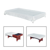 Maxbell Pool Snooker Billiard Table Cover 8ft Table Protective Cover Table Protector White
