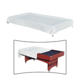 Maxbell Pool Snooker Billiard Table Cover 8ft Table Protective Cover Table Protector White