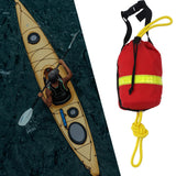 Maxbell Rope Throw Bag Throwable Rope Throw Bag for Buoyant Dinghy Ice Fishing Canoe