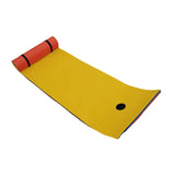 Maxbell Water Float Mat 3 Layers XPE Foam Floating Pad for Beach Swimming Pool River Yellow Blue Red