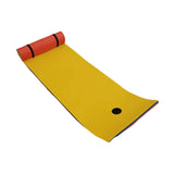 Maxbell Water Float Mat 3 Layers XPE Foam Floating Pad for Beach Swimming Pool River Yellow Blue Red