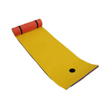 Maxbell Water Float Mat 3 Layers XPE Foam Floating Pad for Beach Swimming Pool River Yellow Blue Red