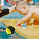 Maxbell Bouncing Ball Sensory Toy Soft Relax Skipping Ball for Games Holiday Outdoor Yellow 60mm