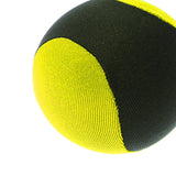Maxbell Bouncing Ball Sensory Toy Soft Relax Skipping Ball for Games Holiday Outdoor Yellow 60mm
