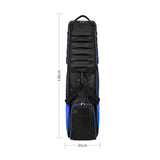 Maxbell Carry Golf Club Carry Bag Detachable Nylon Lock Thickened Travel with Wheels blue