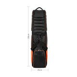 Maxbell Carry Golf Club Carry Bag Detachable Nylon Lock Thickened Travel with Wheels orange