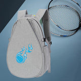 Maxbell Tennis Backpack Portable Tennis Bag for Tennis Racket, Badminton Racquet Gray