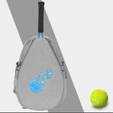 Maxbell Tennis Backpack Portable Tennis Bag for Tennis Racket, Badminton Racquet Gray