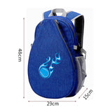 Maxbell Tennis Backpack Portable Tennis Bag for Tennis Racket, Badminton Racquet Dark Blue